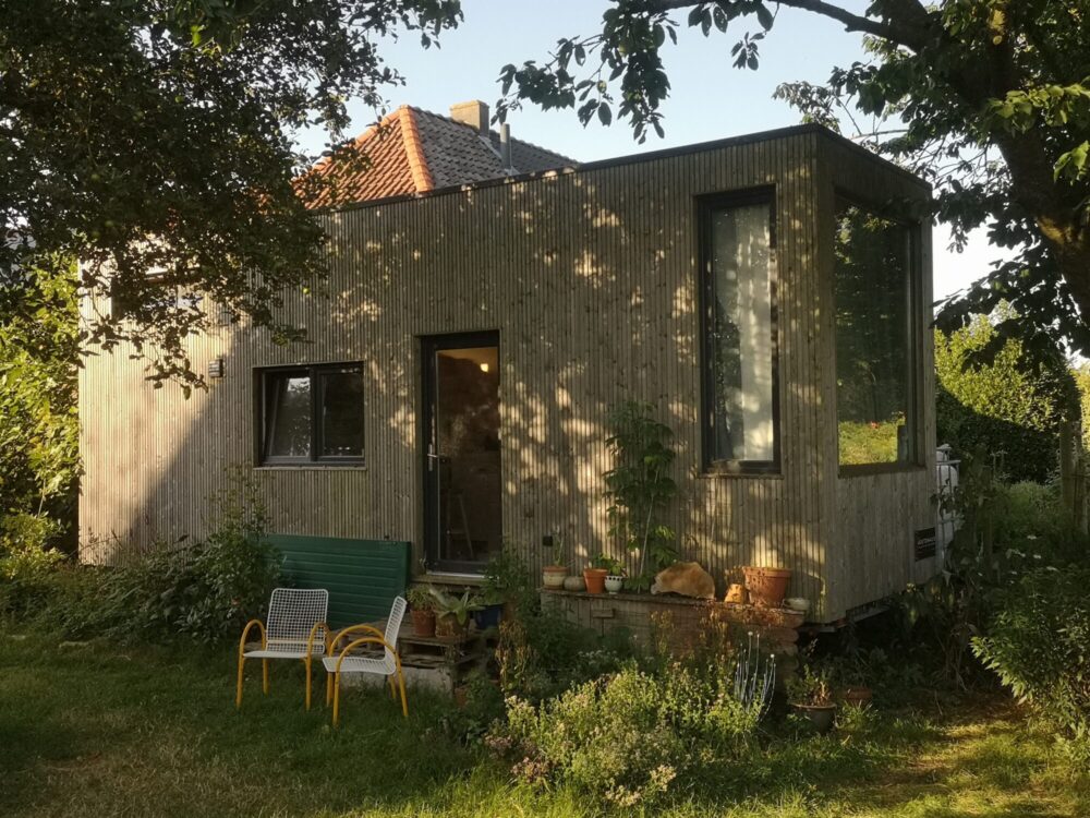 Zonnige tiny house